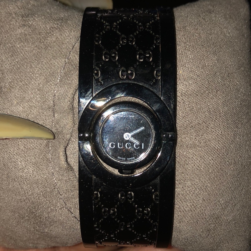 Black Gucci women’s watch